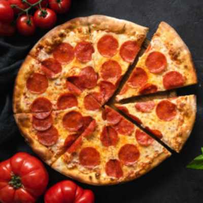 Classic Pork Pepperoni Pizza - Thin Crust - Aprx 10