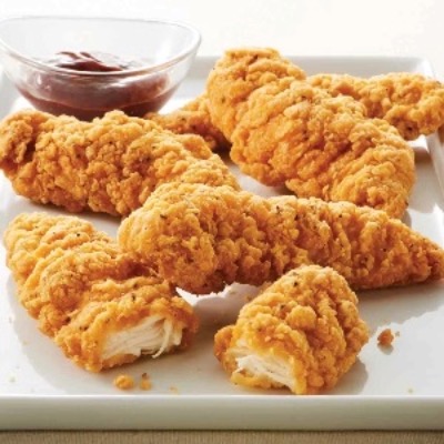 Crispy Chicken Strips (Deep / Air Fry) - 400 Gms [Kids Menu]