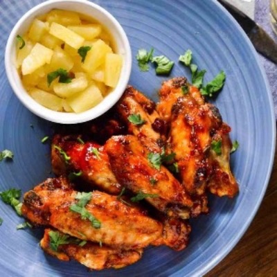 Portuguese Pei Peri Chicken Wings - (Bake / Saute / Pan Grill) - 450 Gms -Appx. 6 Pcs