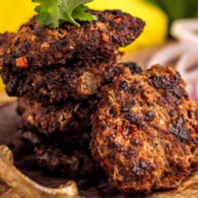 Mutton Pishori Chapli Kebab - (Just Heat) 6 Pcs - Aprx 250 gms