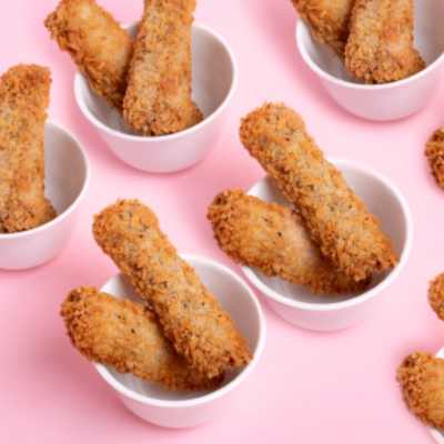 Panko Crusted Sole Fish Fingers (Deep / Air Fry) - 200 Gms - Aprx 7-8 Pcs
