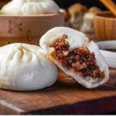 Cocktail Chilli Chicken Bao (Steam) - 8 Pcs