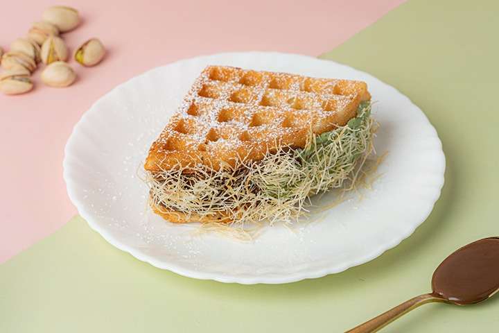 Kunafa Waffle