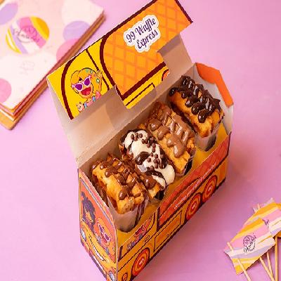 Chocolate Pocket Waffle Box