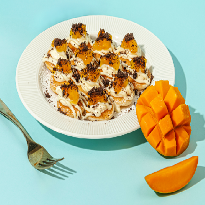 Mango Cheesecake Pancake