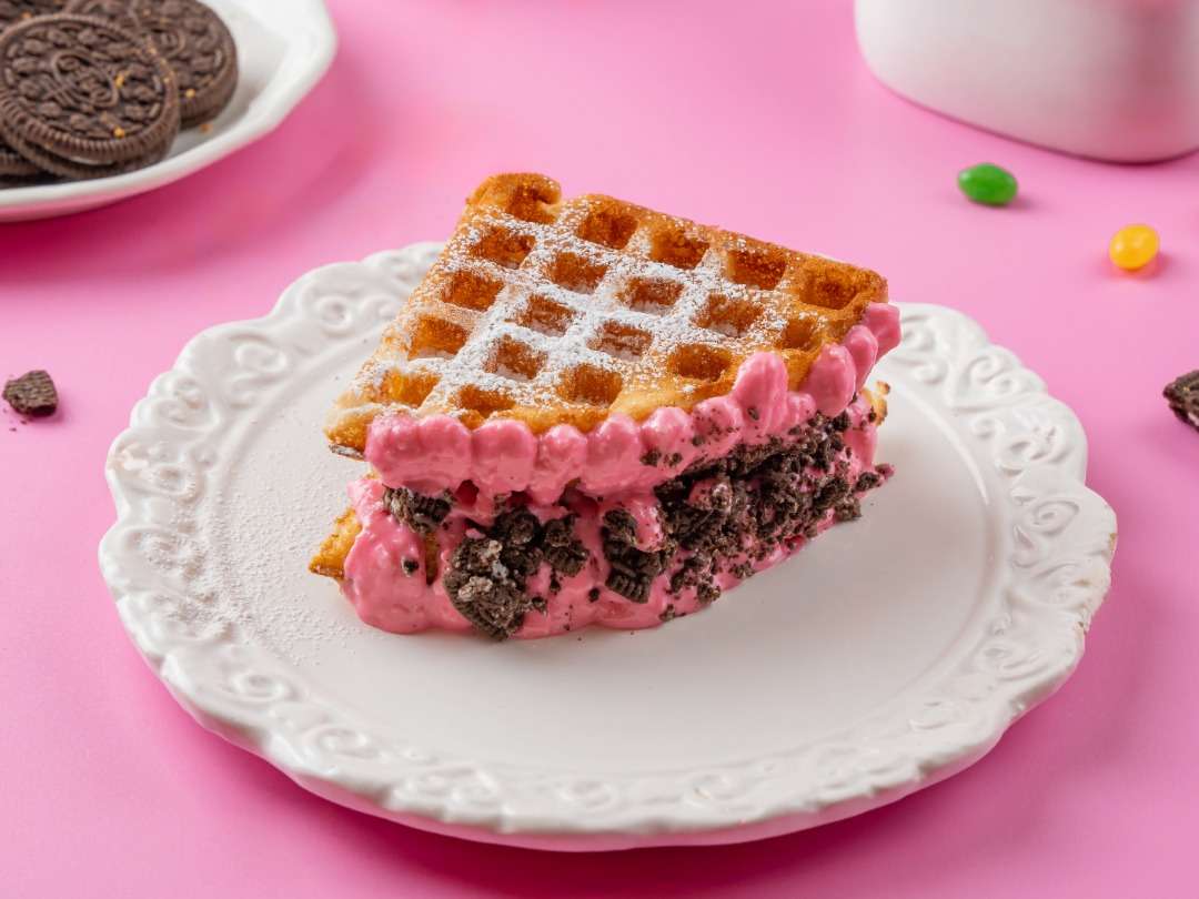 Bubblegum Oreo Waffle