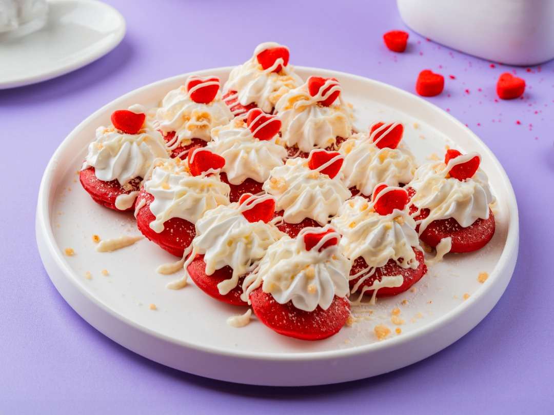 Red Velvet Pancakes