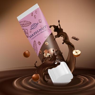 Hazelnut Chocolate Tube