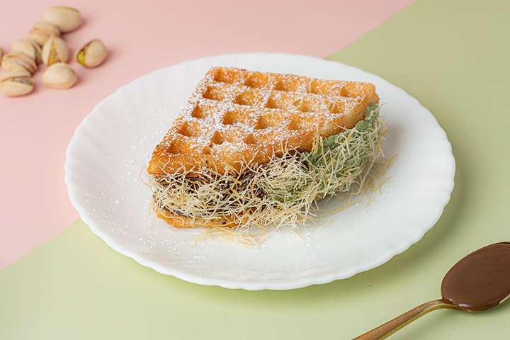 Kunafa Waffle