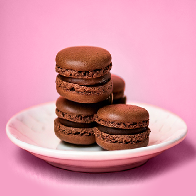 Dark Chocolate Macaron