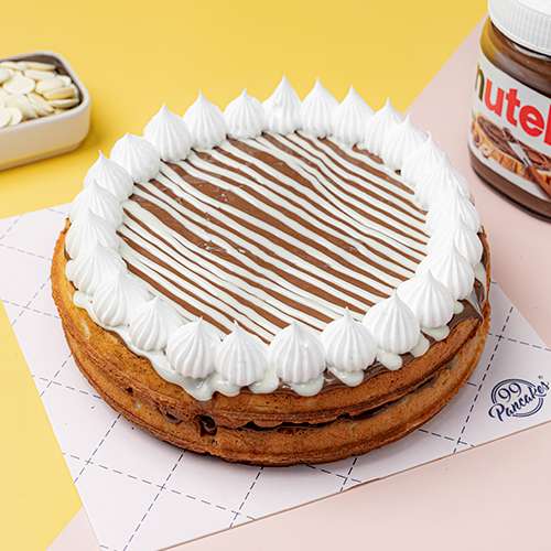 Diwali Love & Nutella Waffle Cake