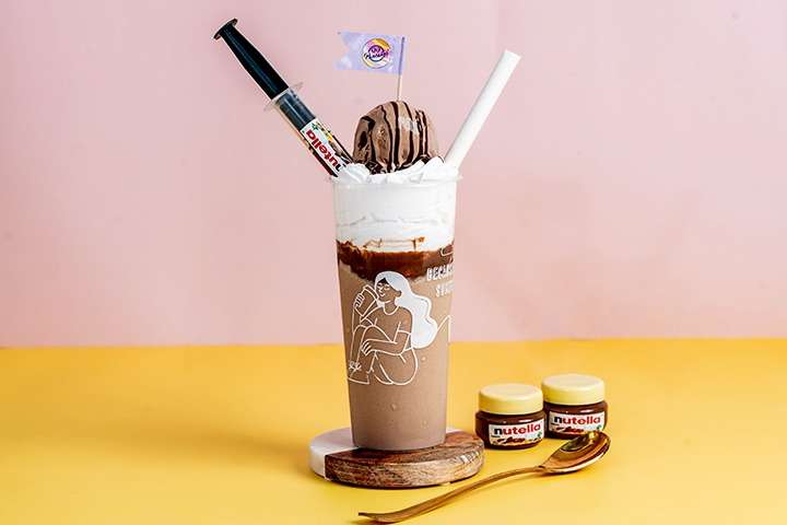Crazy Nutella King Kong Shake