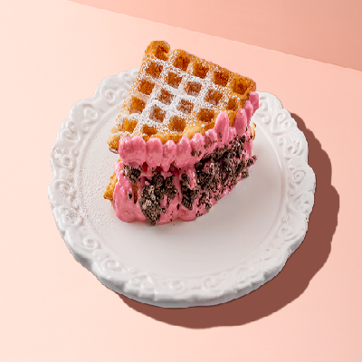 Bubblegum Oreo Waffle