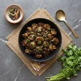 Mushroom Pepper Fry 
