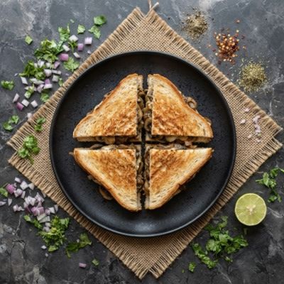 Mushroom sandwich 