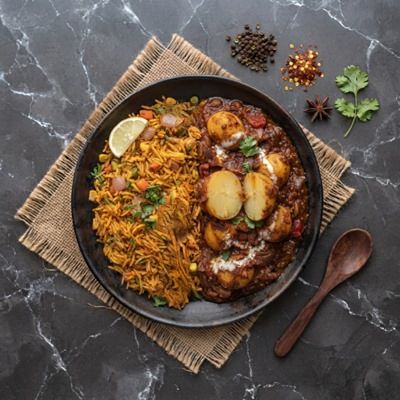 Tawa Pulao Dum Aloo Combo