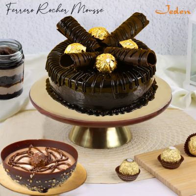 Ferrero Rocher Mousse Cake