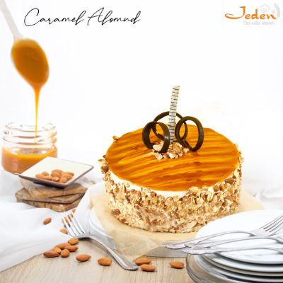 Caramel Almond Cake