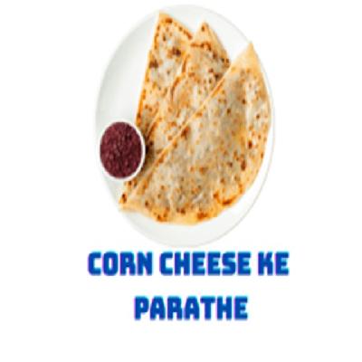 Corn Cheese Paratha (2 Pcs) - Whole Wheat