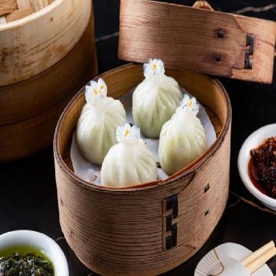 Edamame Dumplings With Truffle Oil (Mc)