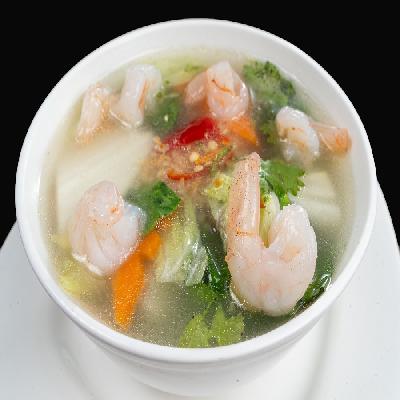 Prawn Lime And Pepper Soup
