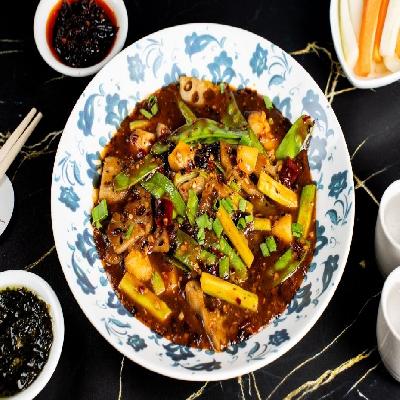 Four Style Vegetables In Preserved Mountain Chilli (Mc)