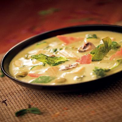 Mix Vegetable In Thai Green Curry (Ak)