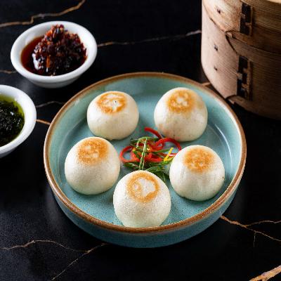 Pan Fried Vegetable Shanghai Buns (Mc)