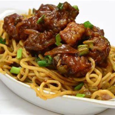 Chilli Paneer With Noodles