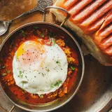 Chicken Kheema Rassa with Anda (2 Butter Roasted Pav)