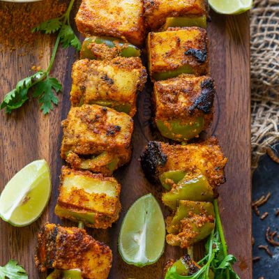 Paneer Nimbu Achari Tikka