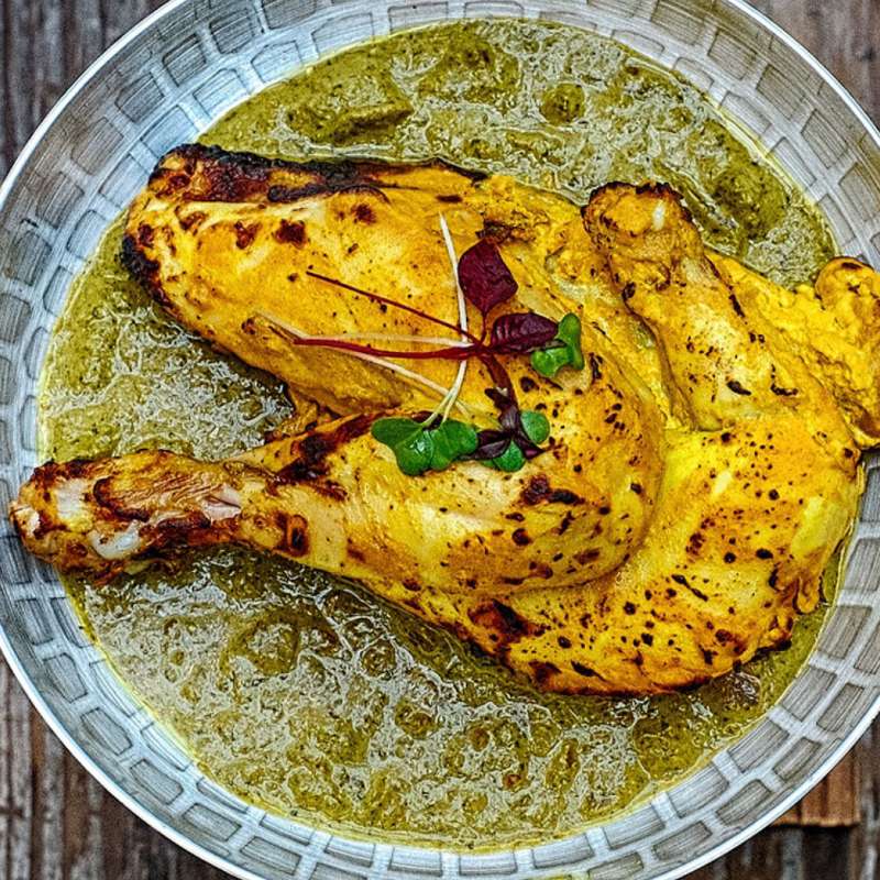 Yellow Chilli Tandoori Chicken with Bone