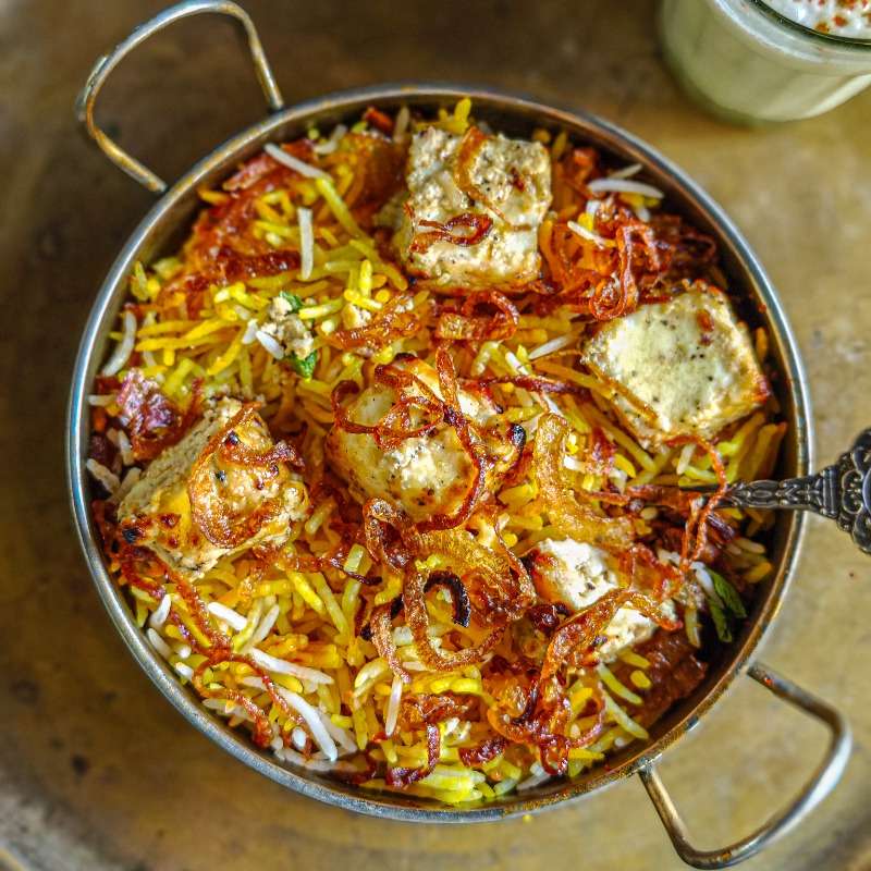 Paneer Afghani Kalimirch Biryani