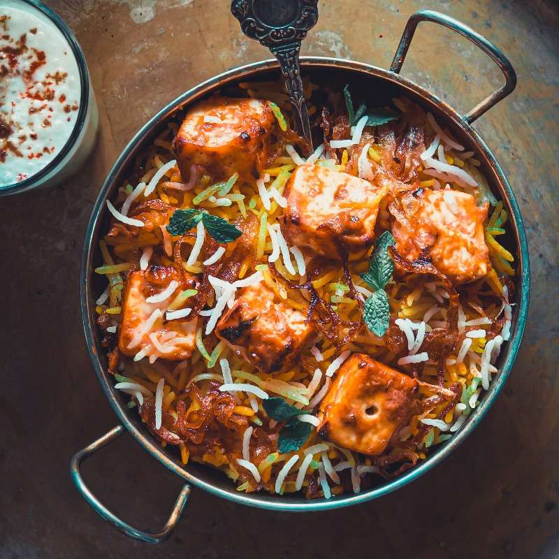 Paneer Makhanwala ki Biryani