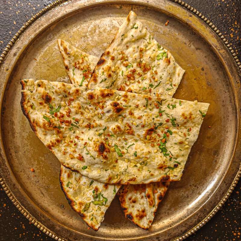 Burnt Garlic Naan