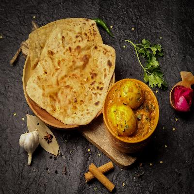 Dum Egg With Paratha Combo