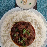 White Rice Mutton Curry Sweet