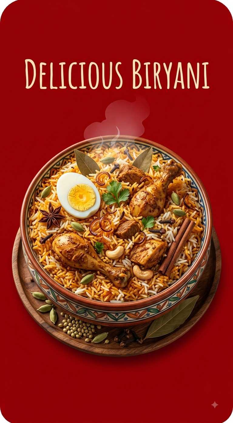 Delicious Biryani