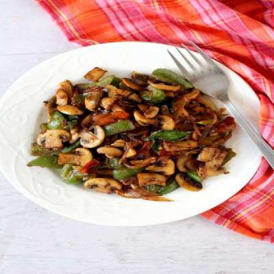 Mushroom Pepper Fry