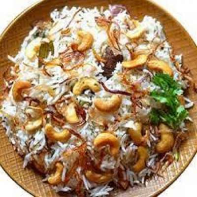 Kaju Paneer Hundi Biryani