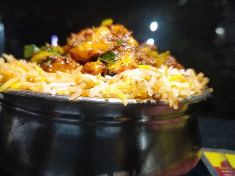 Chicken Spl Hundi Biryani
