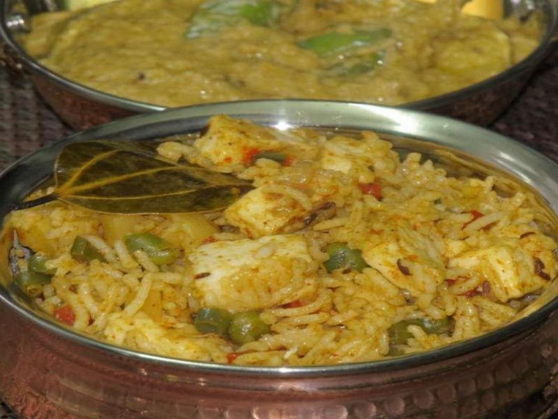 Paneer Hundi Biryani