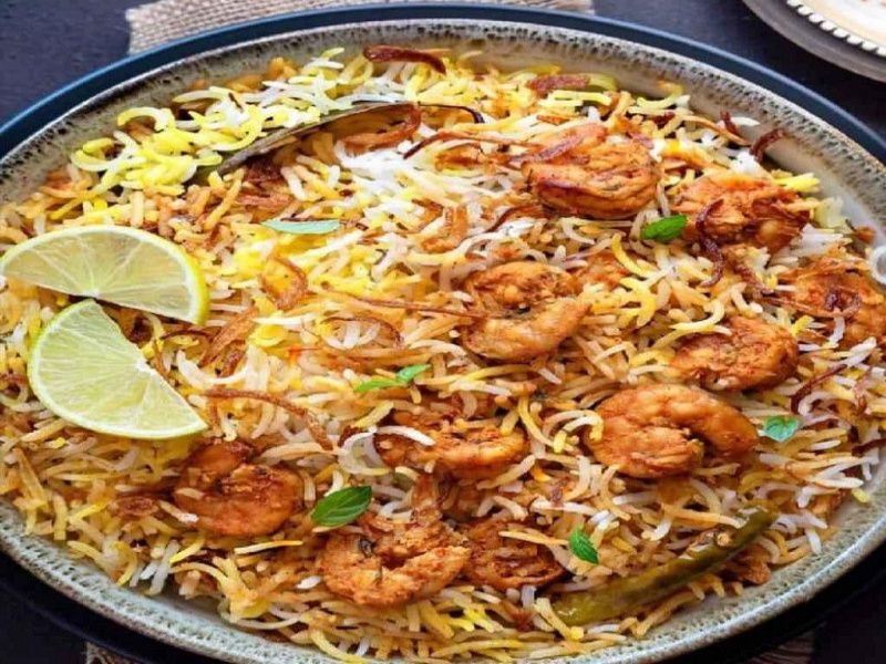 Single Prawn Biryani