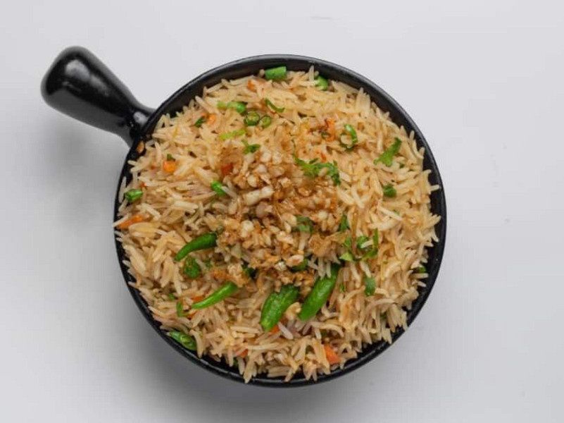 Ginger Garlic Fried Rice Veg