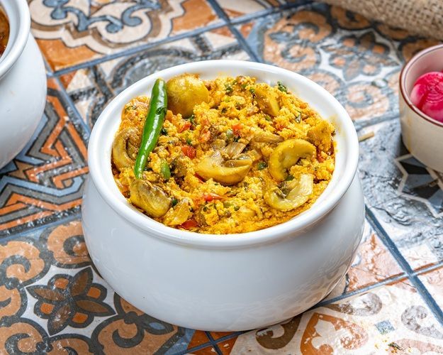 Paneer Mushroom Burji