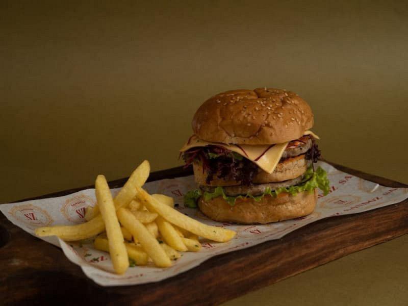 Double Patty Chicken Burger