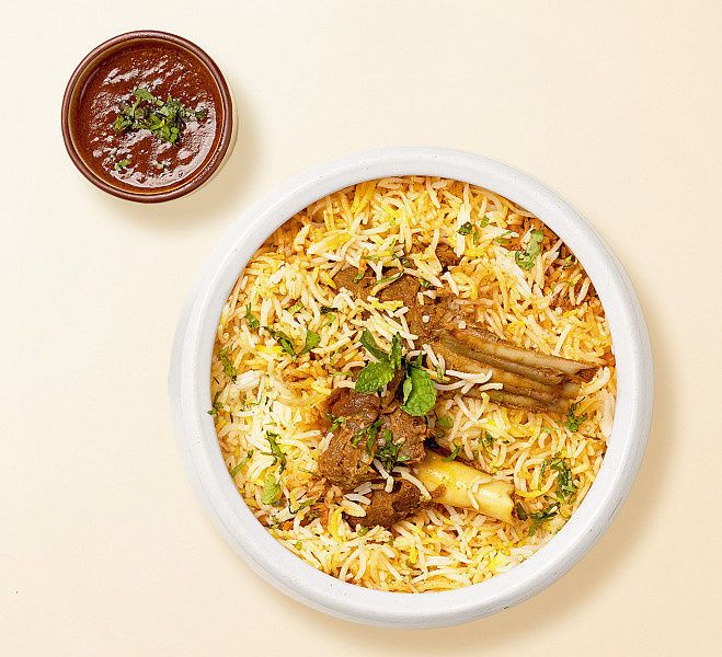 Dum Mutton Biryani (New Flavour)