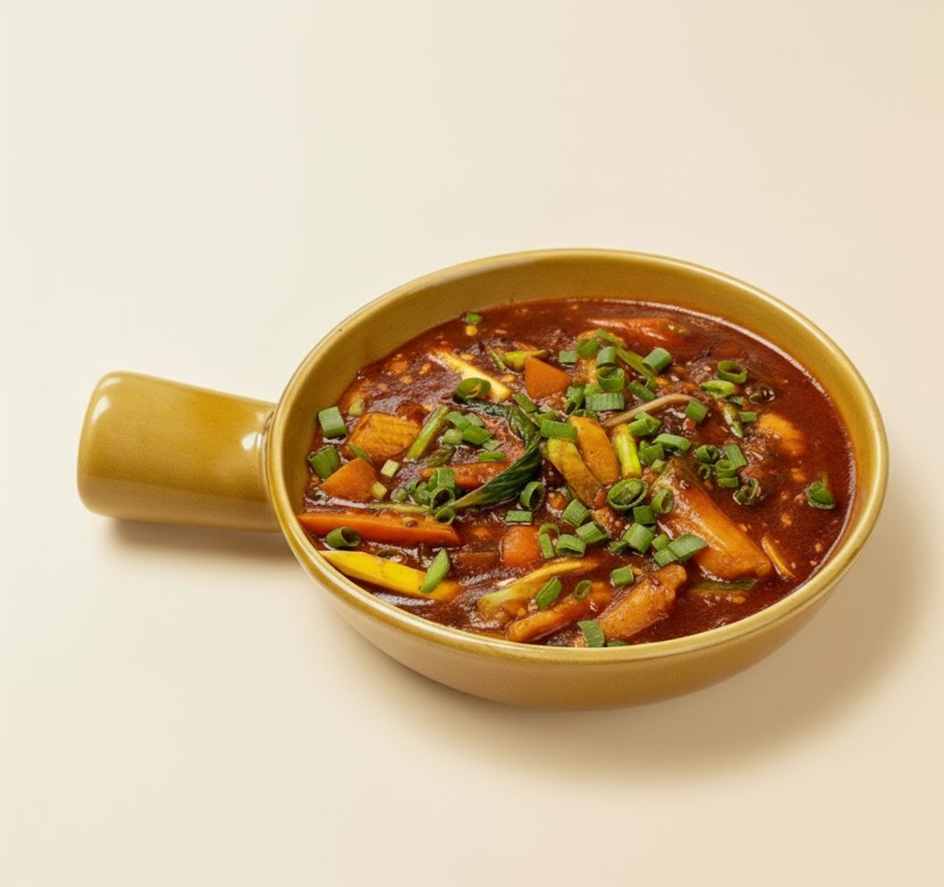 Mix Vegetable In Hot Schezwan Sauce