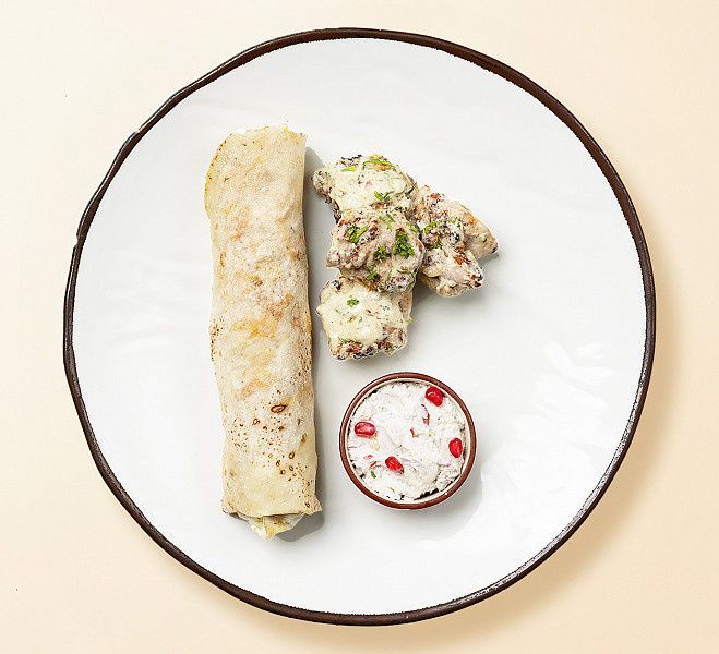 Chicken Malai Tikka Roll