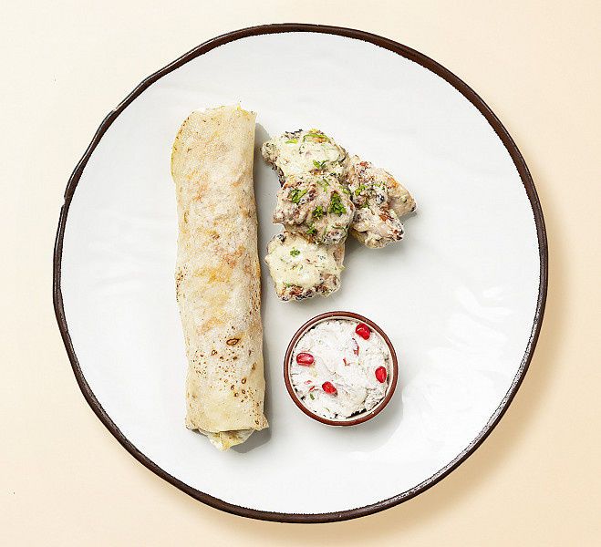 Chicken Malai Tikka Roll